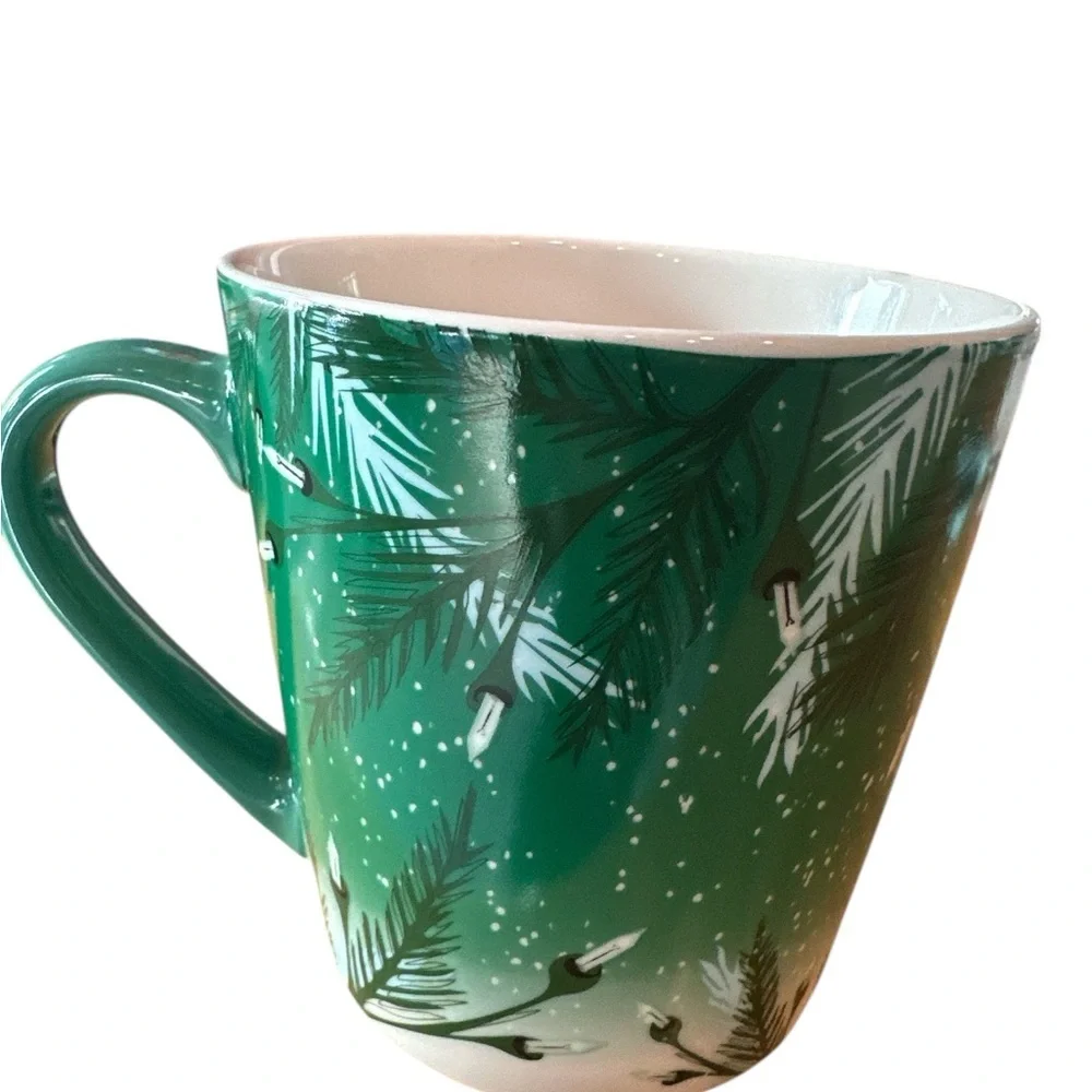 Starbucks Mermaid Christmas Lights Green Logo 2020 Coffee Mug 18oz